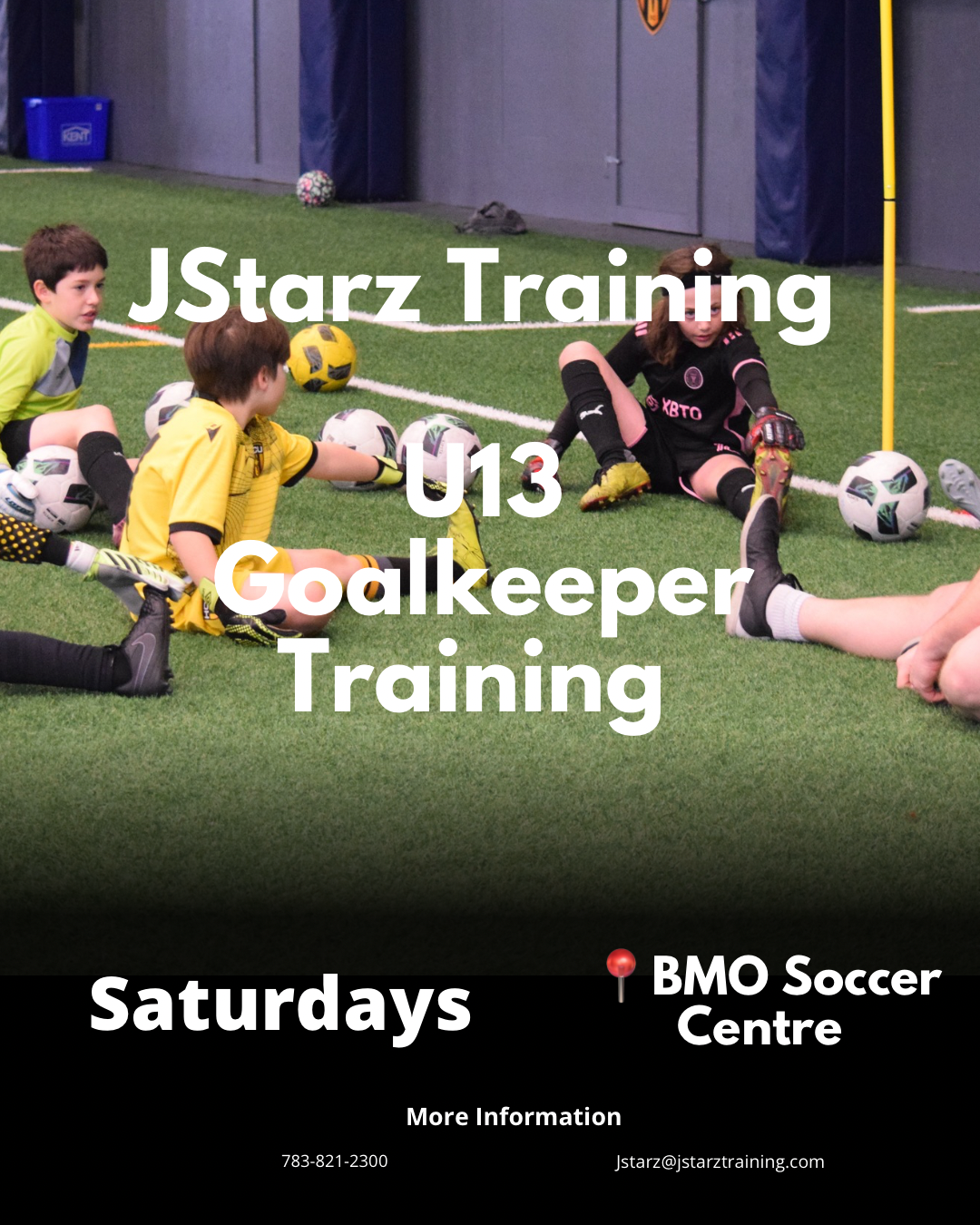 U13 Goalkeeper Group Training
(Ages 8-13)